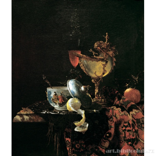 Натюрморт с кубком из раковины наутилуса