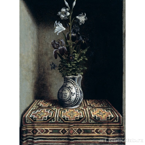 Цветы в кувшине. Обратная сторона 