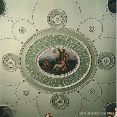 Роберт Адам. Остерли-парк-хаус. Парадная спальня. Фрагмент потолка