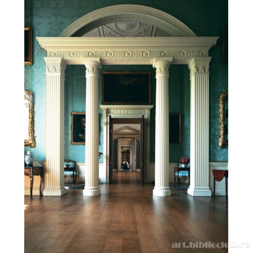 Кедлстон-холл. Парадная гостиная. Фрагмент с окном Серлио