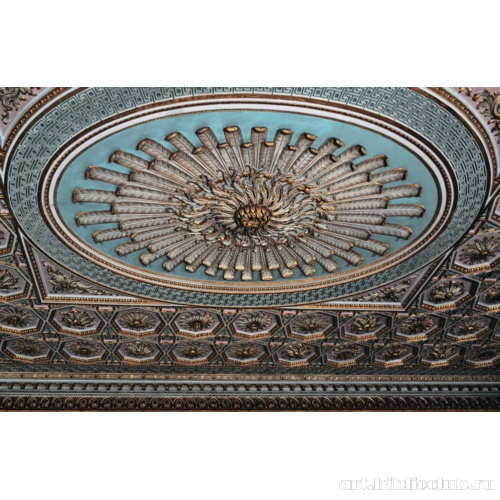 Остерли-парк-хаус. Зеленая гостиная. Потолок