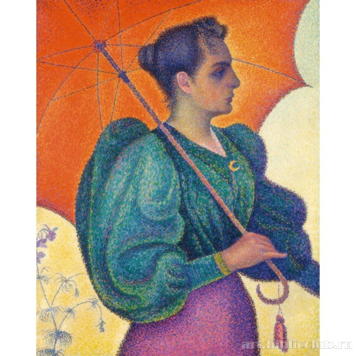 Женщина с зонтиком