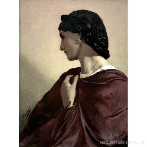 Портрет Нанны Ризи в профиль