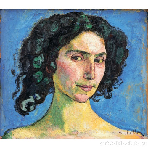 Этюд головы итальянки (танцовщица Джулия Леонарди)