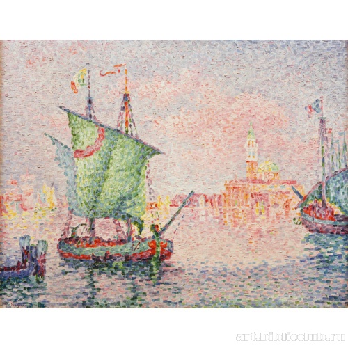 Венеция, розовые облака