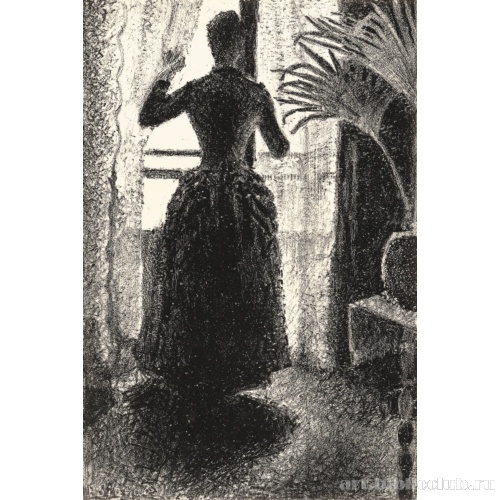 Женщина у окна. Этюд к картине «Парижское воскресенье»