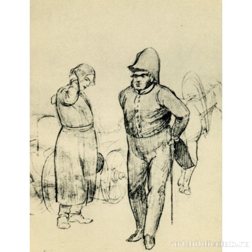 Квартальный и извозчик