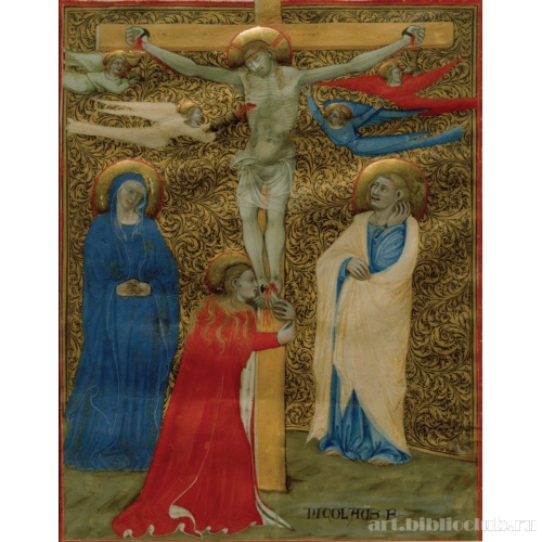 Лист из молитвенной книги: Распятие