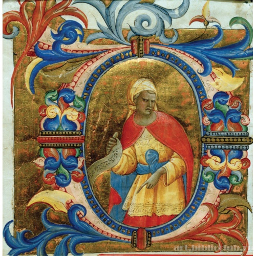 Инициал D с изображением пророка