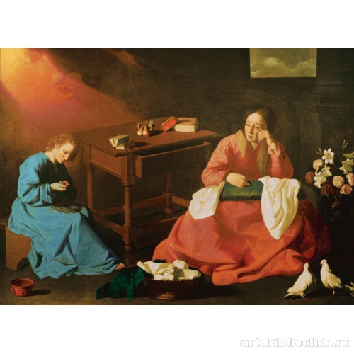 Христос и Мария в доме в Назарете