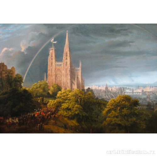 Средневековый город на реке