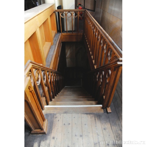 Фридриксвердерская церковь. Деревянная несущая аркада галереи и обработка лестницы