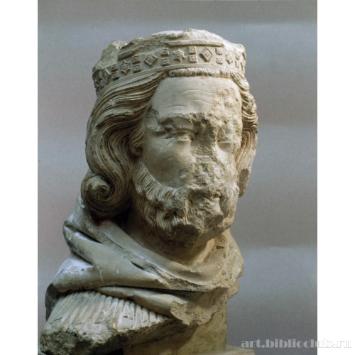 Голова волхва. Фрагмент скульптуры северного портала собора Парижской Богоматери