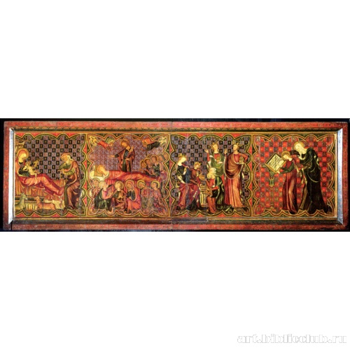 Сцены из жизни Девы Марии. Фрагмент алтарной картины