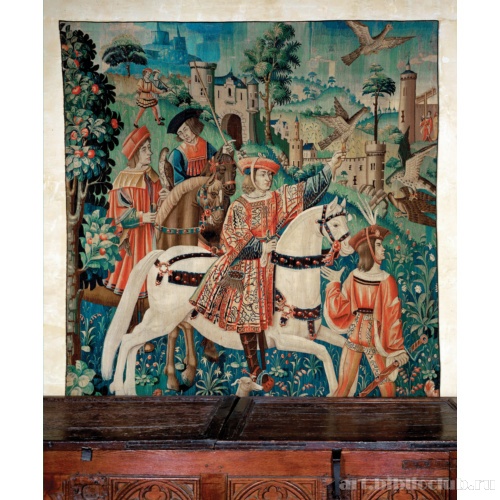 Выезд на охоту. Фрагмент