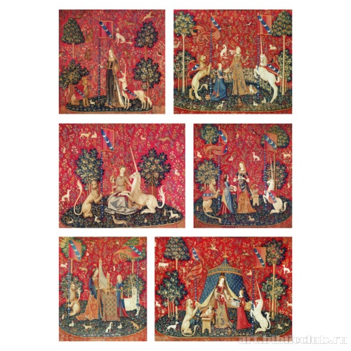 Дама с единорогом. Серия шпалер