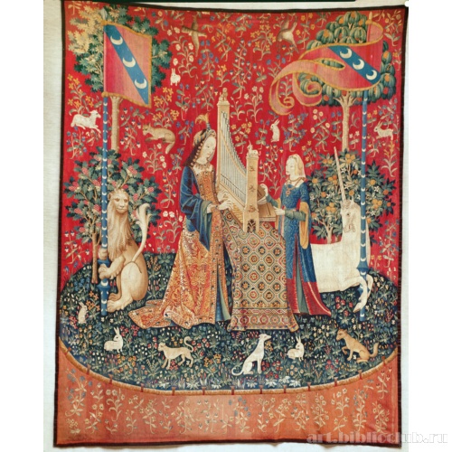 Дама с единорогом. Пять чувств: Слух