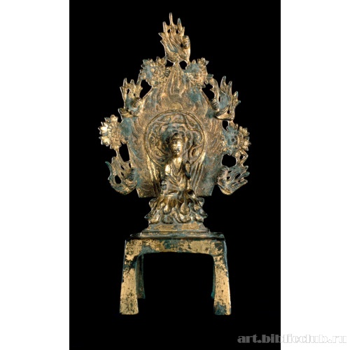 Статуэтка. Будда на троне