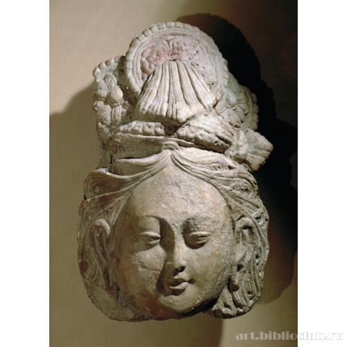 Фрагмент скульптуры. Голова бодхисаттвы