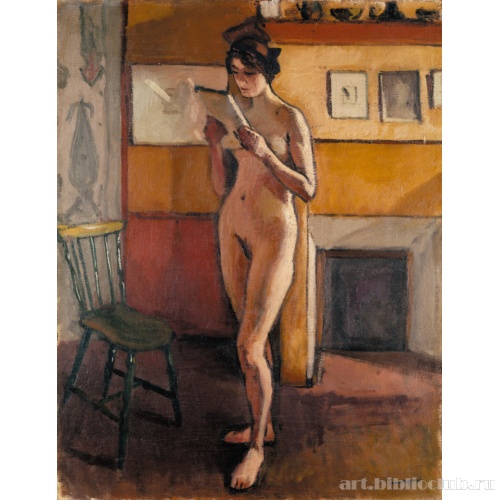 Модель у камина