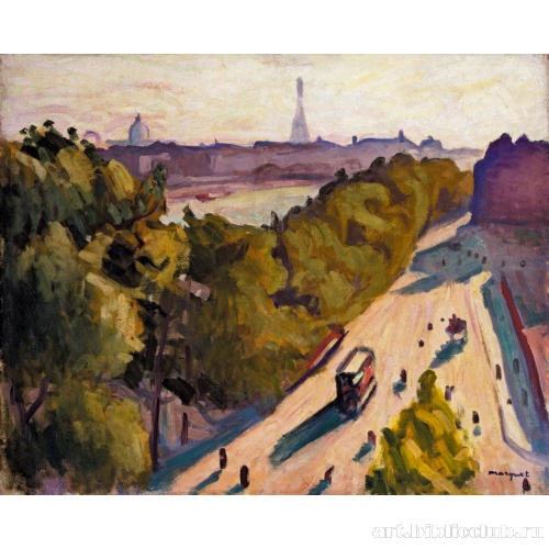 Набережная Лувра, лето