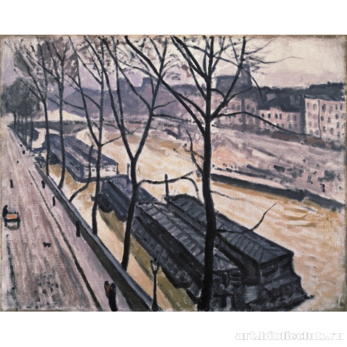 Париж зимой. Набережная Бурбон