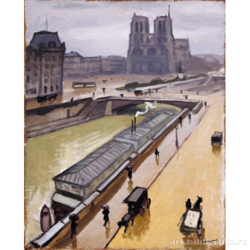 Дождливый день в Париже. Нотр-Дам