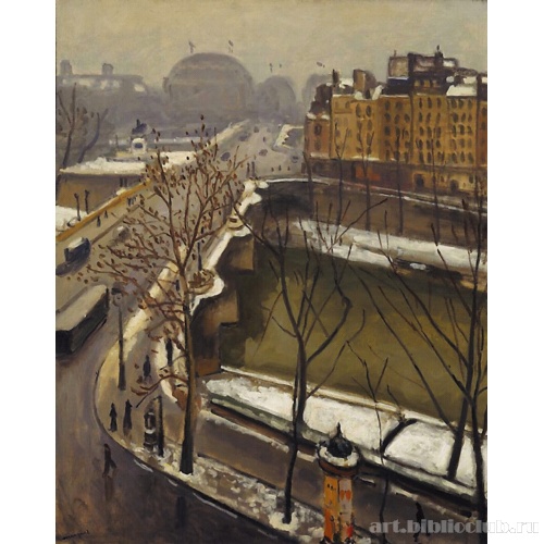 Пон-Неф в снегу