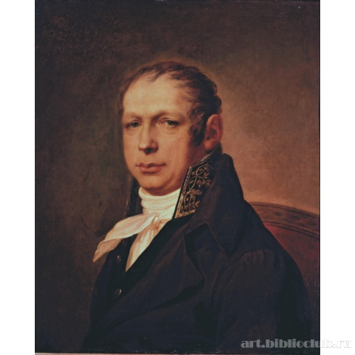 С.С. Щукин. Портрет архитектора А.Д. Захарова