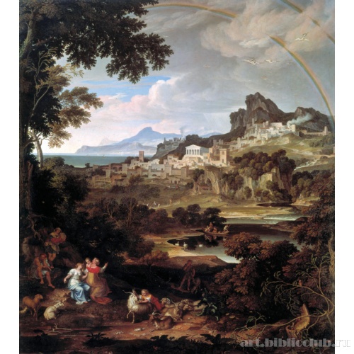 Пейзаж с радугой