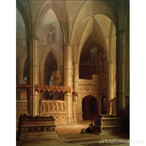 Интерьер Вестминстерского аббатства в Лондоне