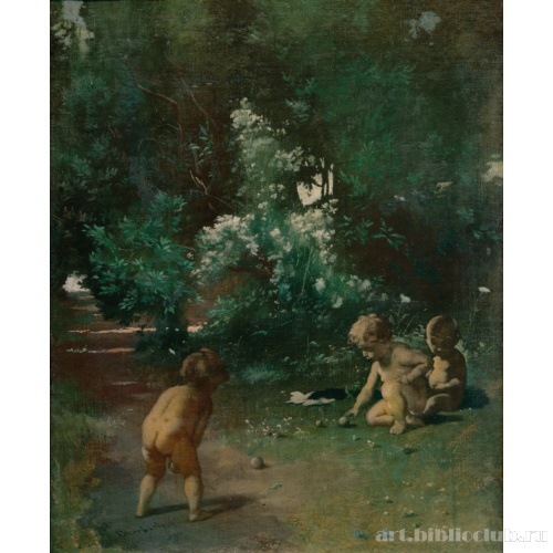 Дети, играющие в шары