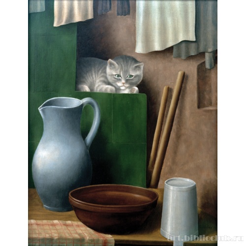 Натюрморт с кошкой