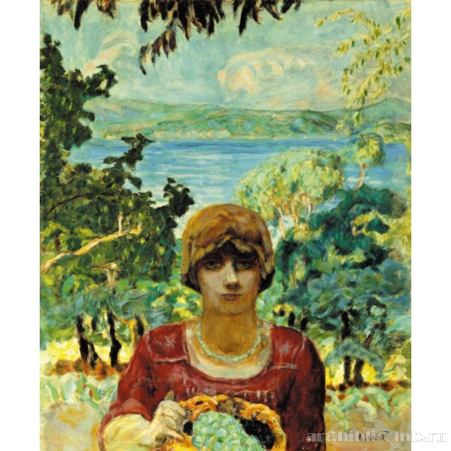 Женщина с виноградом (Марта Боннар с корзинкой)