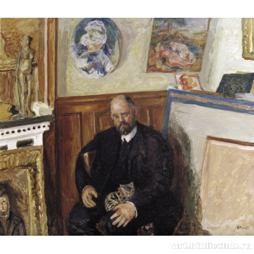 Портрет Амбруаза Воллара с кошкой