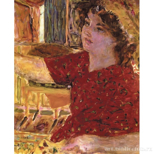 Рисующая молодая девушка