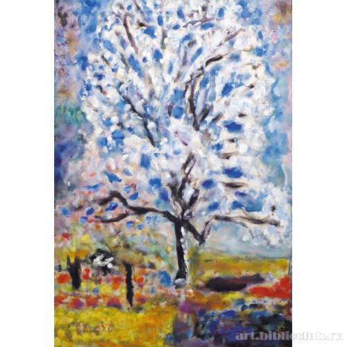 Миндальное дерево в цвету