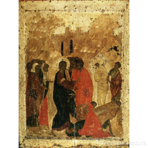 Воскрешение Лазаря. Икона из праздничного чина Благовещенского собора Московского Кремля