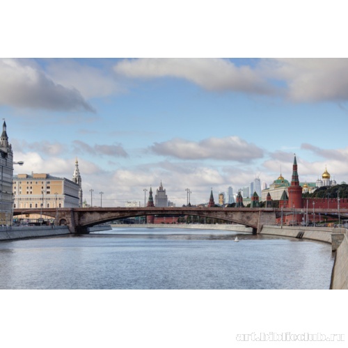 Большой Москворецкий мост. Общий вид с востока