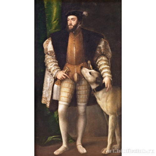 Император Карл V с собакой