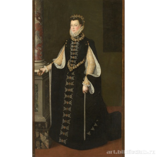 Изабелла Валуа с портретом Филиппа II