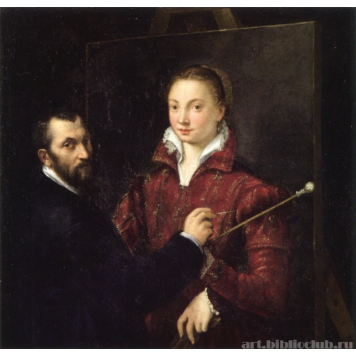 Бернардино Кампи пишет портрет Софонисбы