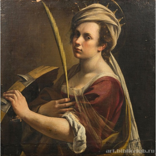 Автопортрет в образе святой Екатерины