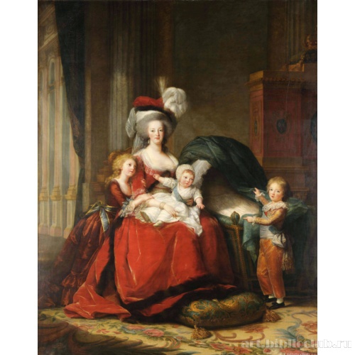 Мария-Антуанетта с детьми