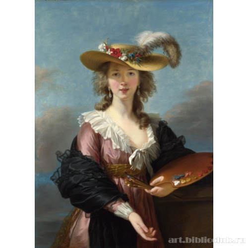 Автопортрет в шляпе с пером