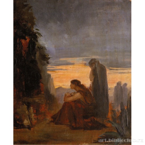 Жены-мироносицы (Святые жены). Эскиз