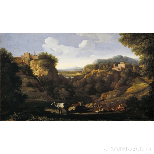 Пейзаж с пастухами и стадом