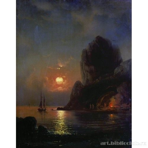 Лунная ночь на море