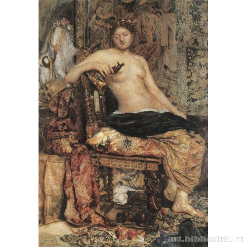 Натурщица в обстановке Ренессанса