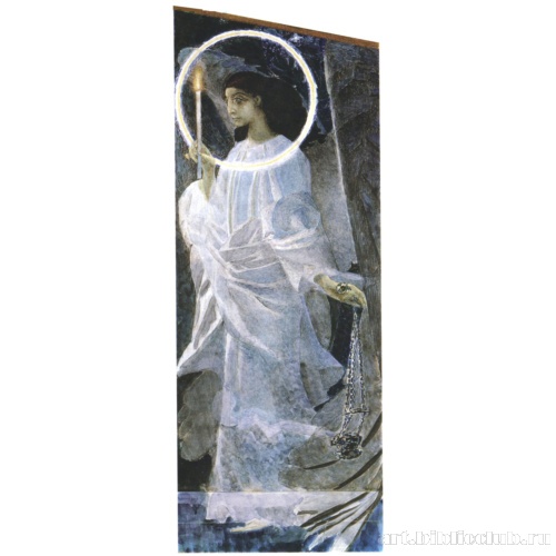 Ангел с кадилом и свечой